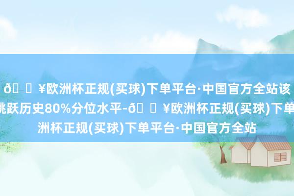 🔥欧洲杯正规(买球)下单平台·中国官方全站该个股刻下融资余额跳跃历史80%分位水平-🔥欧洲杯正规(买球)下单平台·中国官方全站