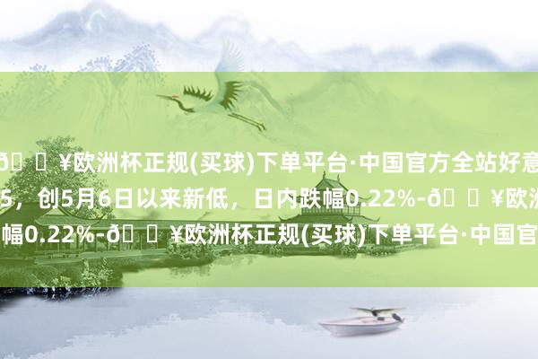 🔥欧洲杯正规(买球)下单平台·中国官方全站好意思元指数DXY失守105，创5月6日以来新低，日内跌幅0.22%-🔥欧洲杯正规(买球)下单平台·中国官方全站