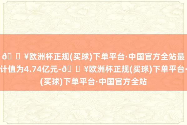 🔥欧洲杯正规(买球)下单平台·中国官方全站最新钞票净值狡计值为4.74亿元-🔥欧洲杯正规(买球)下单平台·中国官方全站