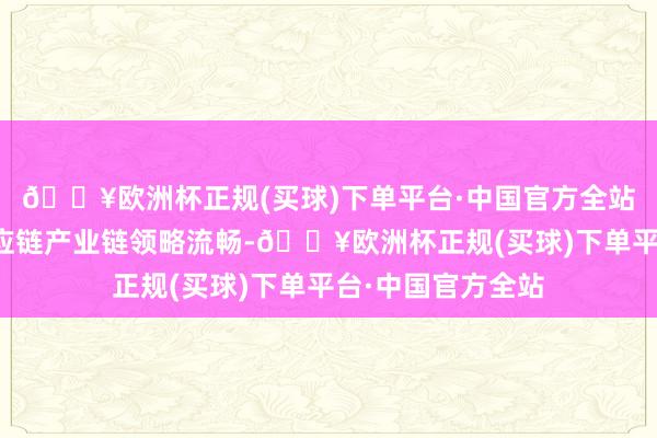 🔥欧洲杯正规(买球)下单平台·中国官方全站高效保险外洋供应链产业链领略流畅-🔥欧洲杯正规(买球)下单