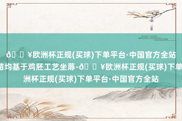 🔥欧洲杯正规(买球)下单平台·中国官方全站国内上市的流感疫苗均基于鸡胚工艺坐蓐-🔥欧洲杯正规(买球)下单平台·中国官方全站