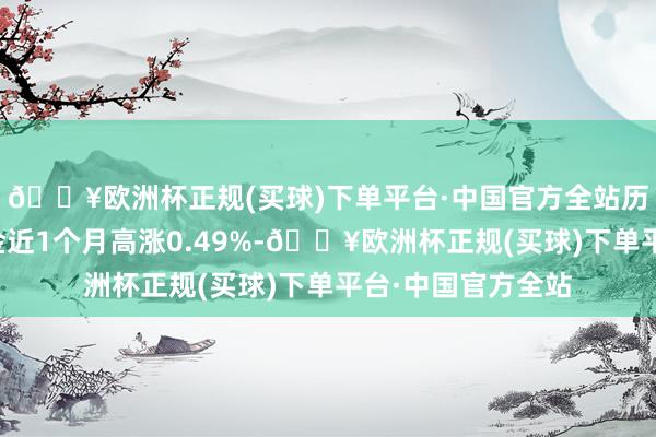 🔥欧洲杯正规(买球)下单平台·中国官方全站历史数据浮现该基金近1个月高涨0.49%-🔥欧洲杯正规(买球)下单平台·中国官方全站