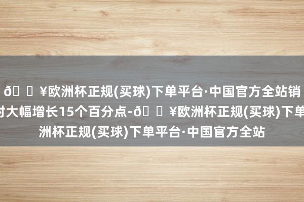 🔥欧洲杯正规(买球)下单平台·中国官方全站销量份额对比旧年同时大幅增长15个百分点-🔥欧洲杯正规(买