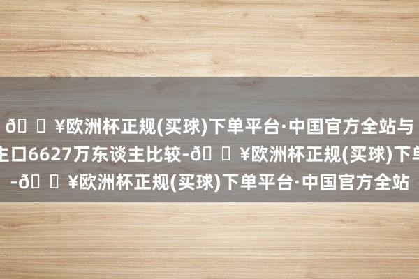 🔥欧洲杯正规(买球)下单平台·中国官方全站与2023年末常住东谈主口6627万东谈主比较-🔥欧洲杯正